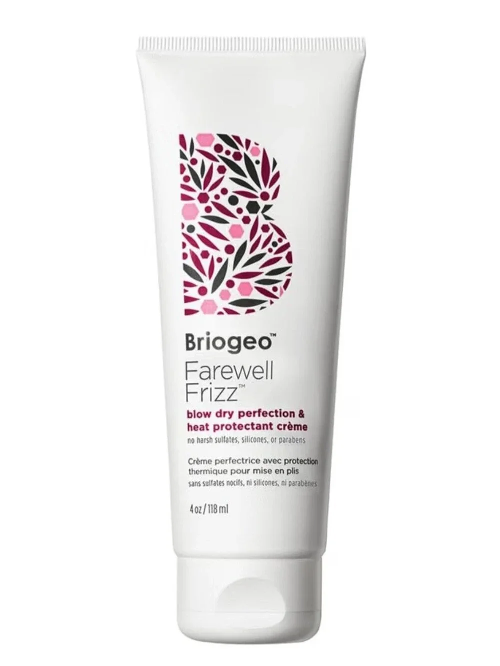 Briogeo Farewell Frizz Blow Dry Heat Protectant Crème 4oz